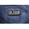 I'm Your Huckleberry Patch I'm Your Huckleberry Patch shown on jeans