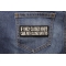 If Only Closed Minds Came With Closed Mouths Patch shown on jeans