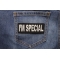 I'm Special Patch | Embroidered Patches I'm Special Iron on Morale Patch shown on jeans