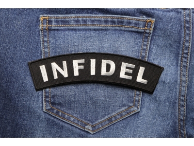 Infidel Medium Size Rocker Patch | US Military Veteran Patches
