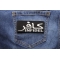 Infidel Patch White With Arabic Infidel Patch shown on jeans