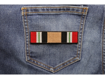 Iraq War Service Ribbon Patch | US Iraq War Military Veteran Patches