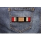 Iraq War Service Ribbon Patch | US Iraq War Military Veteran Patches Iraq War Service Ribbon Patch shown on jeans