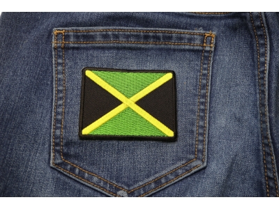 Jamaican Flag Small Patch | Embroidered Patches Jamaican Flag Small Patch | Embroidered Patches