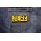 Jerk Patch shown on jeans