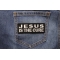 Jesus is The Cure Patch Jesus is The Cure Patch shown on jeans