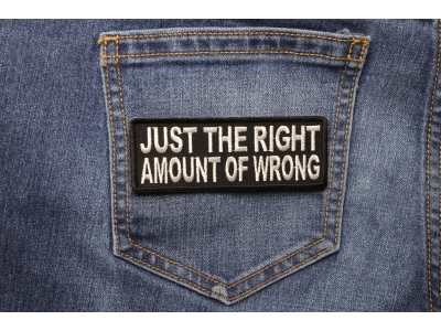 Just The Right Amount Of Wrong Patch