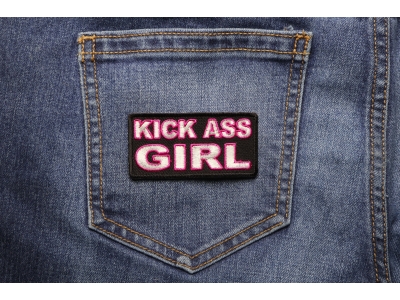 Kick Ass Girl Patch | Embroidered Patches