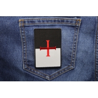 Knights Templar Flag Patch | Embroidered Patches Knights Templar Flag Patch | Embroidered Patches