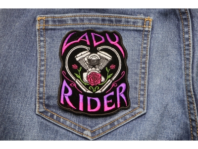 Lady Rider Path with Engine Roses