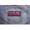 Lick Me Til I Scream Patch shown on jeans
