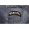 Manitoba State Patch shown on jeans