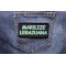 Marilize Legajuana Patch shown on jeans