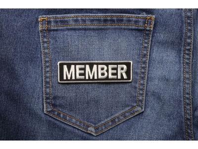 Member Patch 3.5 Inch White