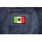 Mexico Flag 2.5 Inch Patch Mexico Flag 2.5 Inch Patch shown on jeans