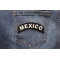 Mexico Rocker Patch shown on jeans