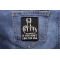 Middle Finger If You Don't Like The USA Patch shown on jeans