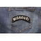 Missouri Patch Missouri Patch Iron on State Rocker shown on jeans