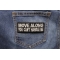 Move Along You Can't Handle Me Patch | Embroidered Patches Move Along You Can't Handle Me Funny Iron on Patch shown on jeans