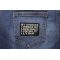 My Hobbies Include Lying Patch shown on jeans