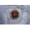 My Idea Of Help From Above Sniper On Roof Patch | US Military Veteran Patches My Idea Of Help From Above Sniper On Roof Military Morale Patch shown on jeans