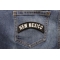 New Mexico Patch New Mexico Patch Iron on State Rocker shown on jeans