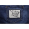 North America Color In Patch Small | Embroidered Patches North America Color In Patch Small shown on jeans