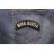 Nova Scotia State Patch shown on jeans