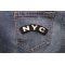Nyc Patch shown on jeans