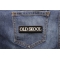 Old Skool Patch shown on jeans