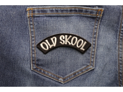 Old Skool Small Rocker Patch | Embroidered Patches