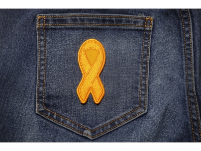 Orange Leukemia Awareness Ribbon Patch