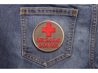Orgasm Donor Patch | Embroidered Patches