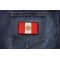 Peru Flag Patch shown on jeans