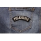 Philadelphia Patch shown on jeans