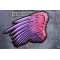 Pink Left Angel Wings Patch shown on jeans