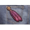 Pink Purple Feathers Patch | Embroidered Patches Pink Purple Feathers Patch shown on jeans