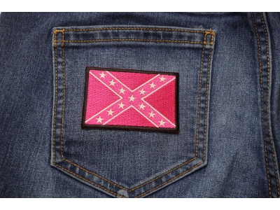 Pink Rebel Flag Patch