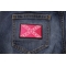 Pink Rebel Flag Patch Pink Rebel Flag Patch shown on jeans