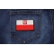 Poland Flag Patch Poland Flag Patch shown on jeans