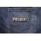 President Patch shown on jeans
