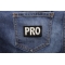 Pro Patch shown on jeans