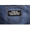 Proud Deplorable American Patch Proud Deplorable American Funny Iron on Patch shown on jeans