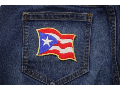 Puerto Rico Flag Patch | Embroidered Patches Puerto Rico Flag Patch | Embroidered Patches