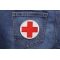 Cross Medic Patch Medic Patch shown on jeans
