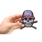 Redneck Society Skull Patch Redneck Society Rebel Flag Skull Patch, Skull Patches shown on hand for size comparison