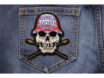 Redneck Society Skull Patch