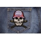 Redneck Society Skull Patch Redneck Society Rebel Flag Skull Patch shown on jeans