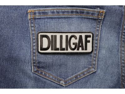Reflective Small Dilligaf Patch | Embroidered Patches