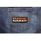 Ride Naked Patch Ride Naked Patch shown on jeans